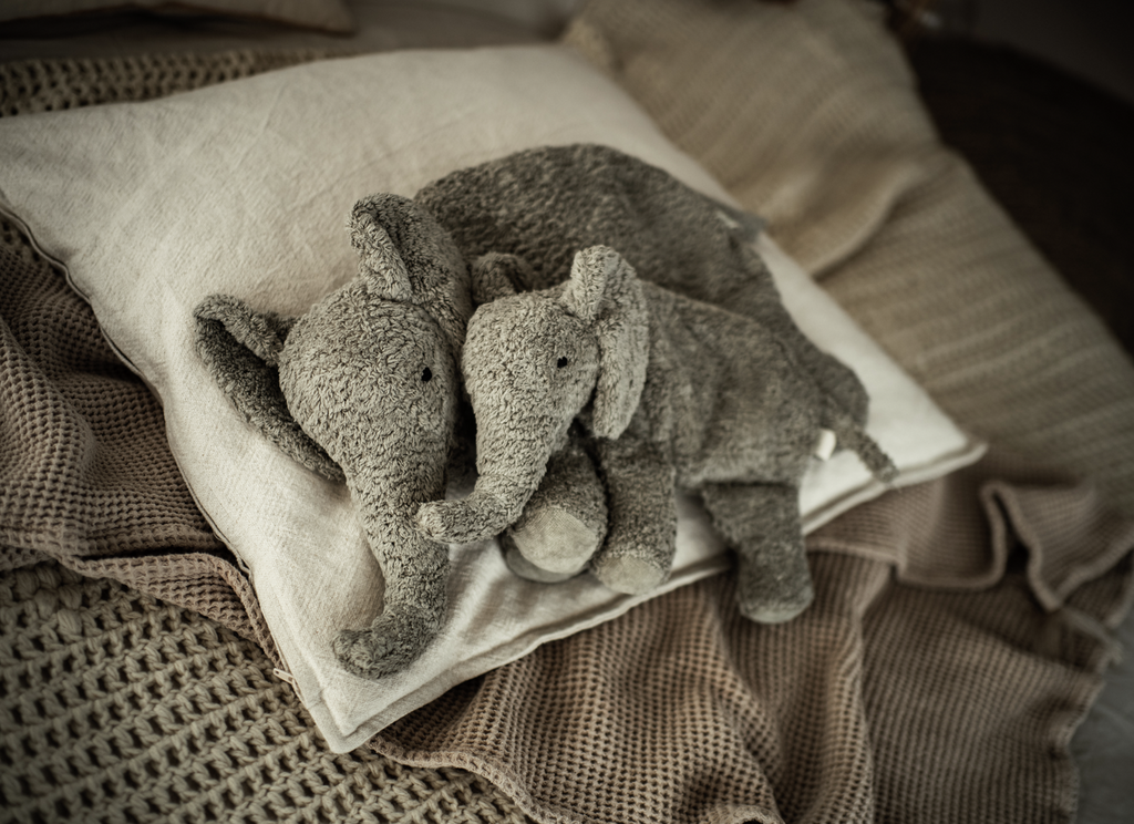 Senger Kuscheltier/Wärmekissen Elefant klein | Grau