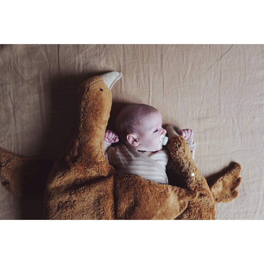 Senger Kuscheltier/Wärmekissen Gans klein | Rust