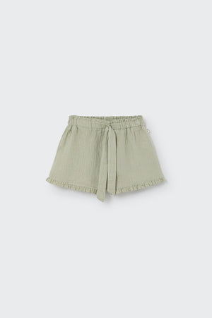 Cozmo Muslin Shorts "Zoe" Lurex - Ivory