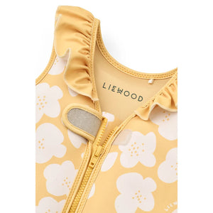 Liewood Schwimmweste "Dove" | Flower / Lemon Yellow