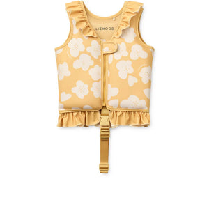 Liewood Schwimmweste "Dove" | Flower / Lemon Yellow
