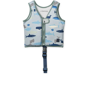 Liewood Schwimmweste "Dove" | Shark / Dove Blue
