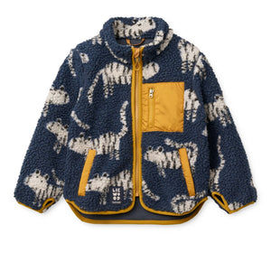 Liewood Nolan Fleecejacke | Tiger / Classic navy