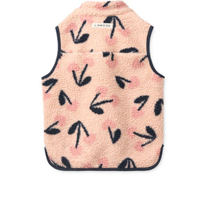 Liewood Vada Weste | Mega Cherry heart / Rosey