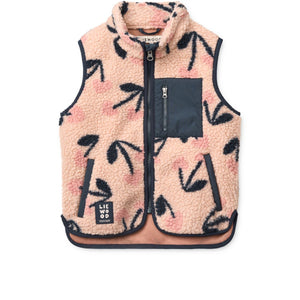 Liewood Vada Weste | Mega Cherry heart / Rosey