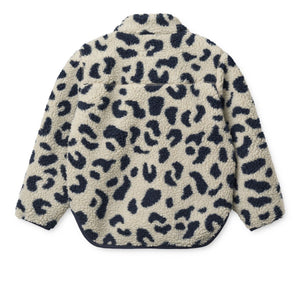 Liewood Noam Fleecejacke | Mega leo / Mist mix