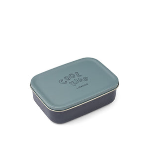 Liewood Nina Lunchbox aus Edelstahl | Cool kids / Dusty peppermint