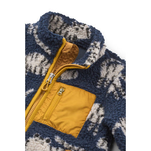 Liewood Nolan Fleecejacke | Tiger / Classic navy