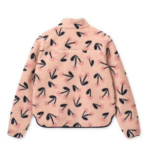Liewood Nelson Fleecejacke Damen | Mega Cherry heart / Rosey