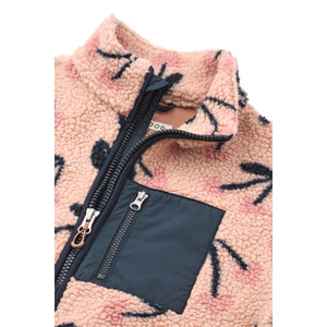 Liewood Nelson Fleecejacke Damen | Mega Cherry heart / Rosey