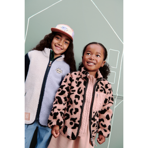 Liewood Nolan Fleecejacke | Mega leo / Pale tuscany