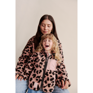 Liewood Nelson Fleecejacke Adult | Mega leo / Pale tuscany