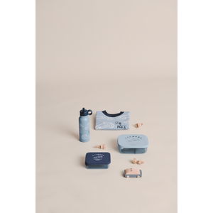 Liewood Arthur Lunchbox | Race cars / Beach blue
