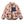 Liewood Nolan Fleecejacke | Mega Cherry heart / Rosey