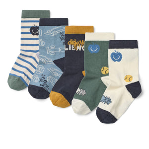 Liewood Silas Socken 5er-Pack | Play mix