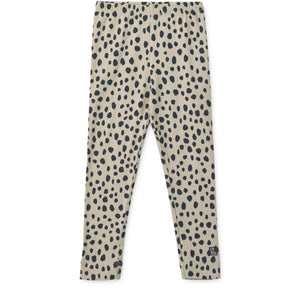 Liewood Marien Bedruckte Rib-Leggings | Leo / Mist