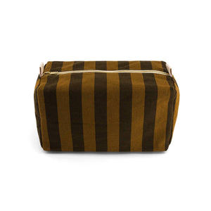 Rose in April Cosmetic Bag "Vic" Striped | Cumin