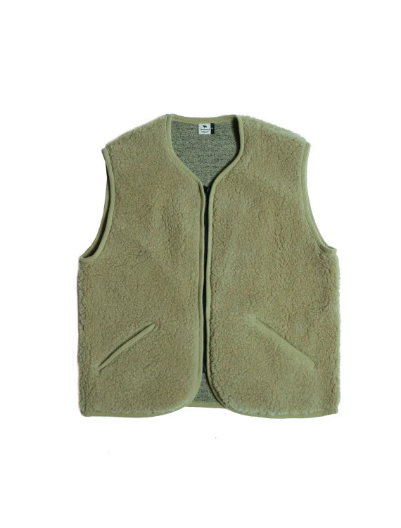 Alwero Kinder Bio Wollweste | Light Pistacchio