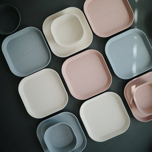 Mushie Geschirrset “Square“ | Ivory