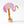 Grimm’s Steckfigur Flamingo aus Holz für Geburtstagsring oder Tischdekoration