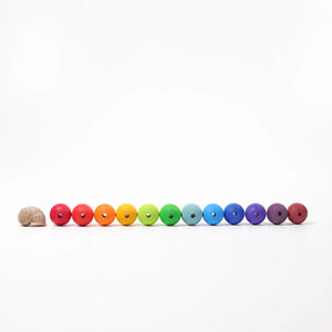 Grimm's 36 Grosse Holzperlen | Bunt