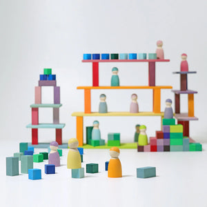 GRIMM'S Pastell Bauplatten 11-teilig