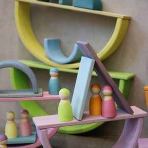GRIMM'S Pastell Bauplatten 11-teilig