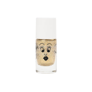 Aurora Gold Kinder Nagellack – wasserbasierter, gold schimmernder Nagellack für Kinder ab 3 Jahren, sicher, abwaschbar und dermatologisch getestet.