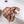 Rose in April Bianca Swaddle Vichy 70x70 cm | Caramel Mauve