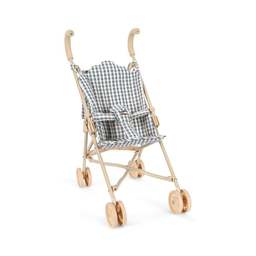 Konges Sløjd Puppen-Buggy "Doll Stroller" Cheeky Blue Check