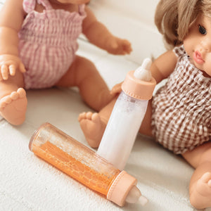 Tiny Harlow Puppen Fläschchen | Milch und Saft