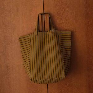 Rose in April Tasche "Elisabeth" | Leo Olive gestreift