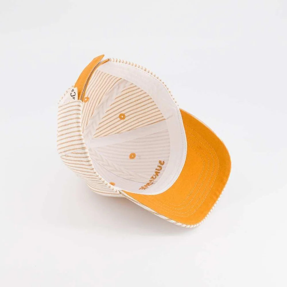 Chamaye Cap "Sunshine" Ocre Striped | Kids
