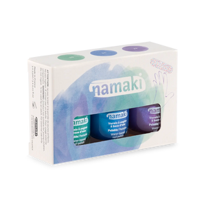 Namaki Kindernagellack 3er Set wasserbasiert | Aurora Borealis