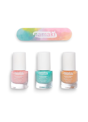Namaki Kindernagellack 3er Set wasserbasiert | Summer Delights