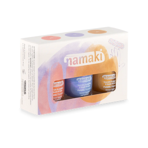Namaki Kindernagellack 3er Set wasserbasiert | Sunset