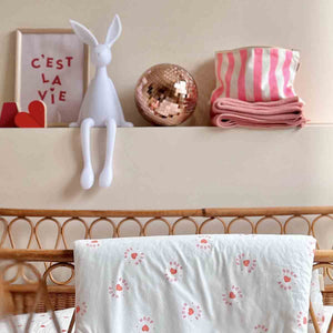 Lampe veilleuse Rose in April "Joseph" Lapin