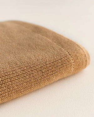 Hvid Babydecke "Felix" Ochre