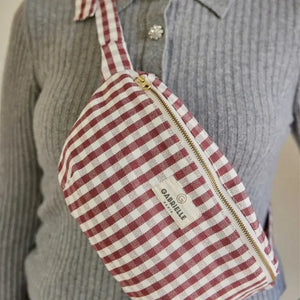 Gabrielle Paris Bauchtasche | Vichy Kamel