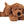 Teddy Hermann Plüschtier Schlenkerhund braun 28 cm
