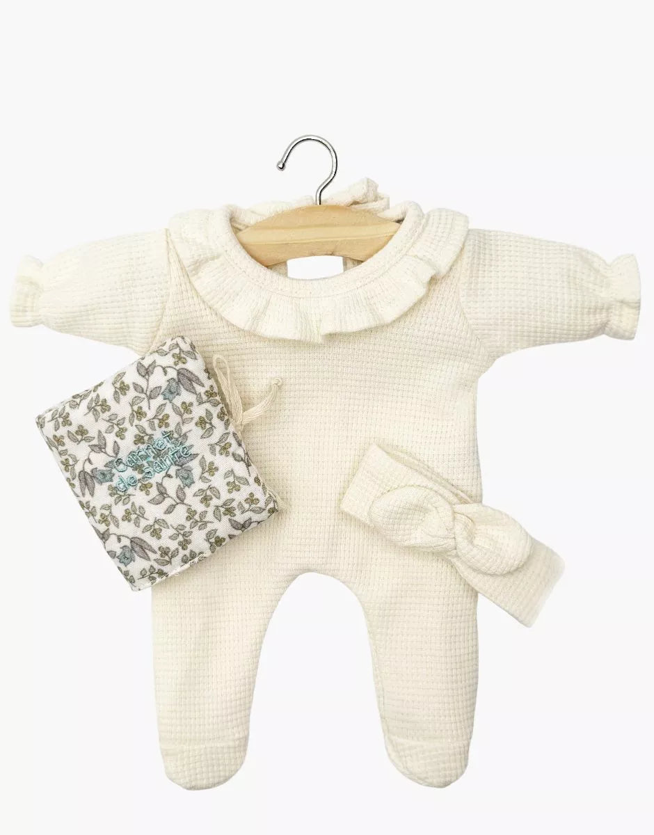 Minikane Babies Puppenkleid-Overall "Camille" Off White