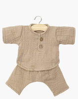 Minikane Babies Puppen-Set Andrea mit Musselin-Shirt und Hose für 28-cm-Puppen
