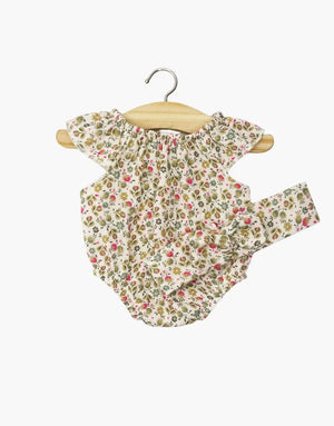 Minikane Puppen-Overall "Clara" mit Stirnband | Petites fleurs