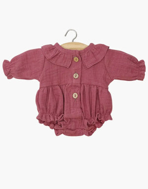 Grenouillère pour poupée Minikane Gordis "Léonore" | Framboise