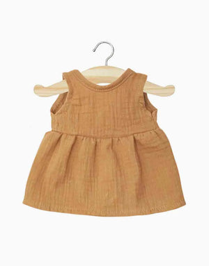 Minikane Gordis doll dress "Faustine" | Caramel