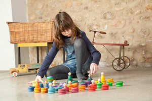 Grapat Wooden Figures "Nins - Carla" Set