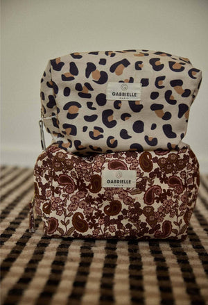 Gabrielle Paris Kulturbeutel | Leoparden-Muster