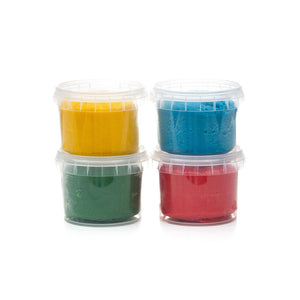 Neongrün Bio-Knete vegan 4er Set "Yuki"