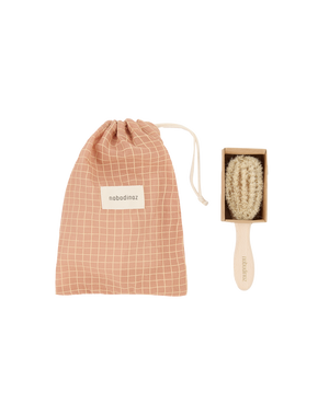 Nobodinoz Extra Weiche Baby-Haarbürste | Natural
