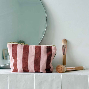 Rose in April Kosmetik-Tasche "Sofia" | Ziegel / Marshmallow